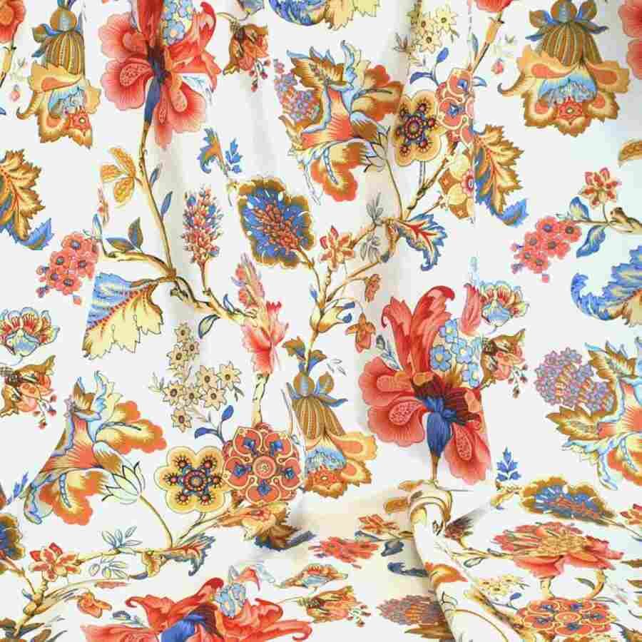 Ananda Saten ткань Windeco каталог Siesta, Цветы-Растения от магазина Ткани Мира ✅