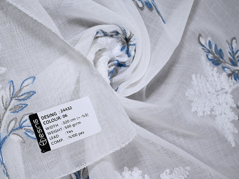 24432 ткань El Desing, Цветы-Растения от магазина Ткани Мира ✅