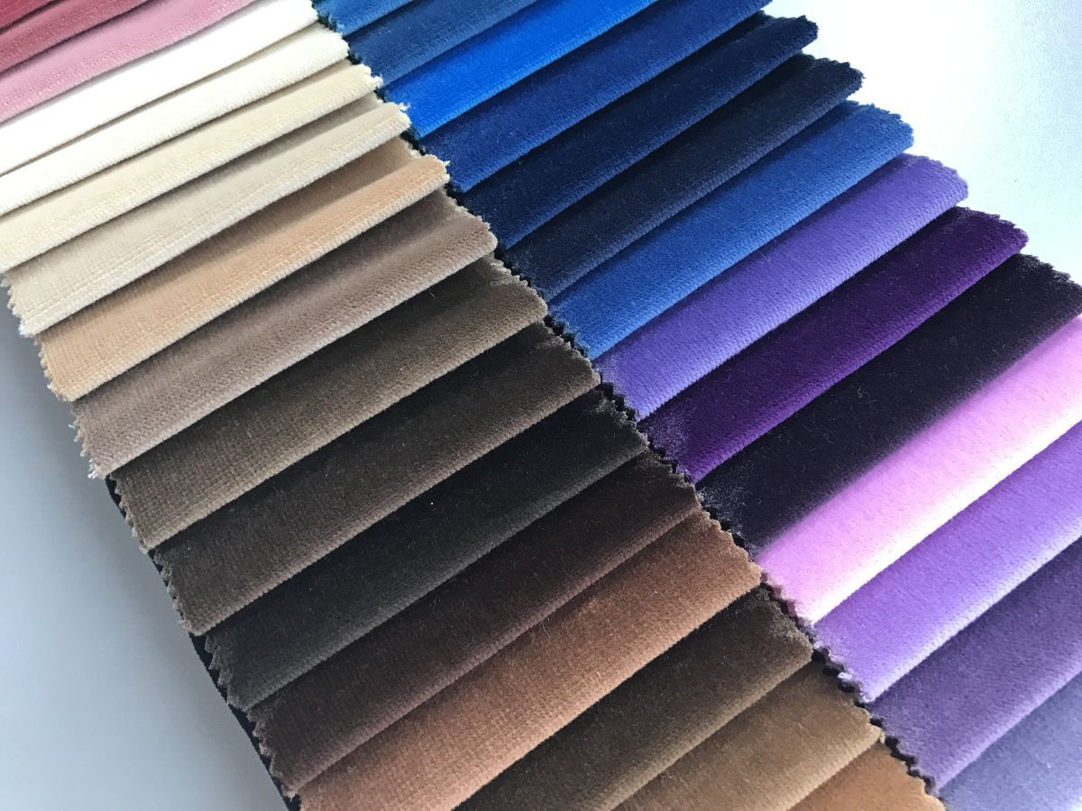 Decora ткань 61100 бархат, Однотонная от магазина Ткани Мира ✅