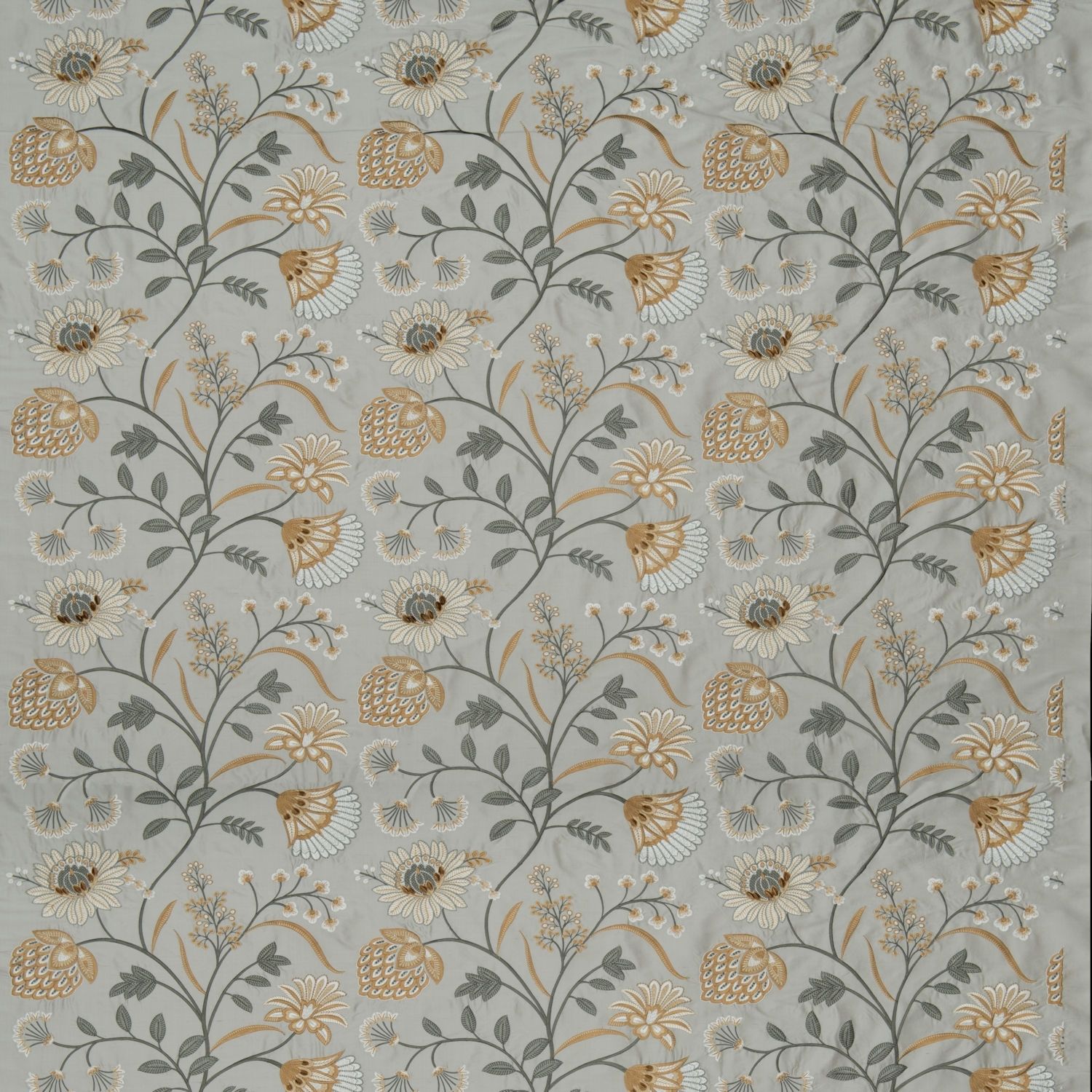 Bring The Garden In Siam Silk ткань James Hare, Цветы-Растения от магазина Ткани Мира ✅