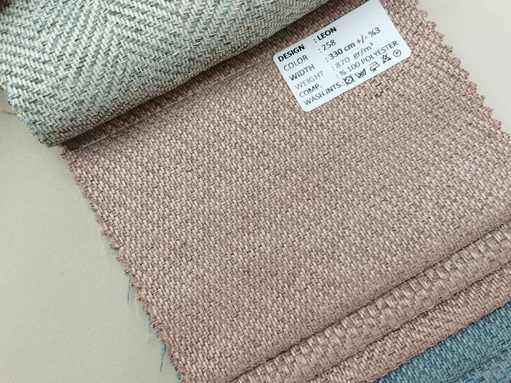 Leon ткань Adeko, Однотонная Фактура от магазина Ткани Мира ✅