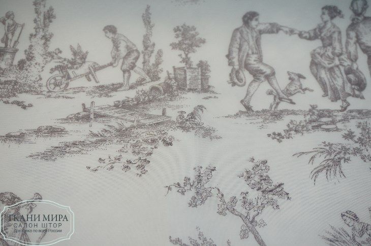 Ткань De Jouy 05, 15, 24, 39, Персонажи от магазина Ткани Мира ✅