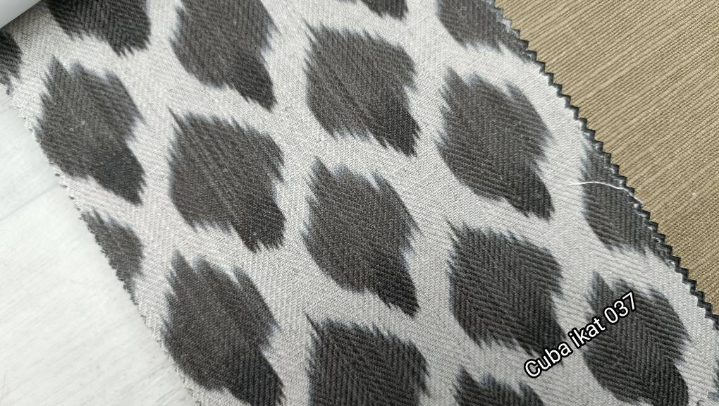 Kuba Ikat ткань  Evdekor, Абстракция от магазина Ткани Мира ✅