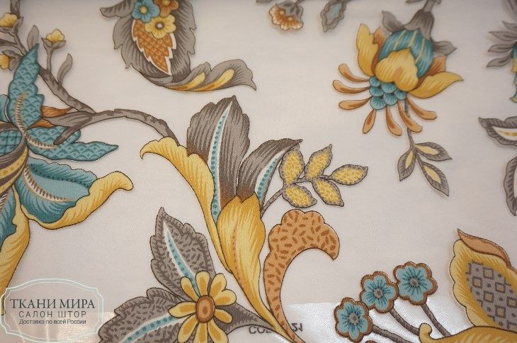 Ткань Corfu 17, 19, 21, 23, Цветы-Растения от магазина Ткани Мира ✅