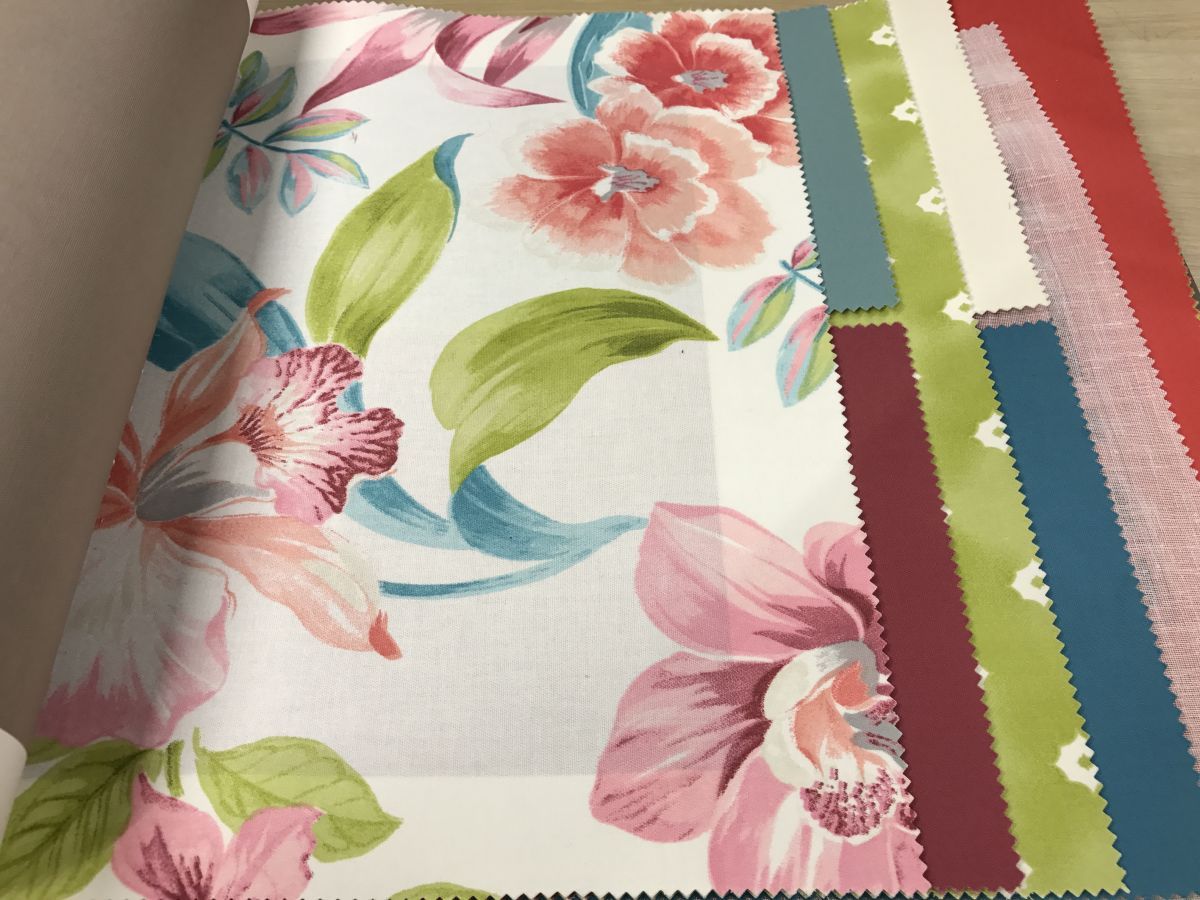 Calista 160650 ткань Lores, Цветы-Растения от магазина Ткани Мира ✅