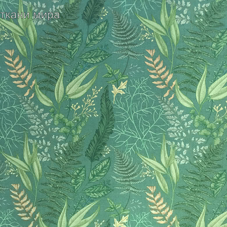 Magic Forest Ginkgo ткань Caro, Цветы-Растения от магазина Ткани Мира ✅