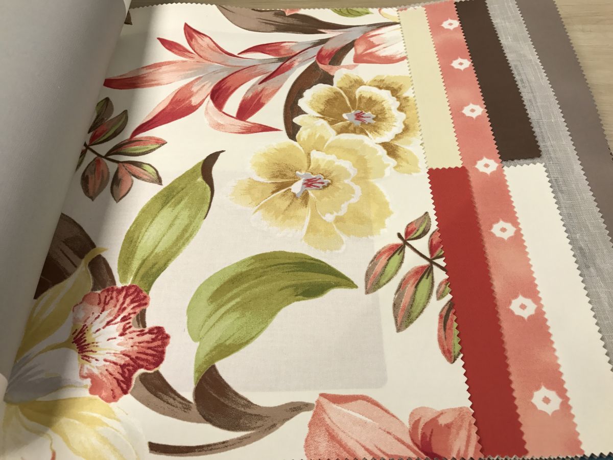 Calista 160650 ткань Lores, Цветы-Растения от магазина Ткани Мира ✅