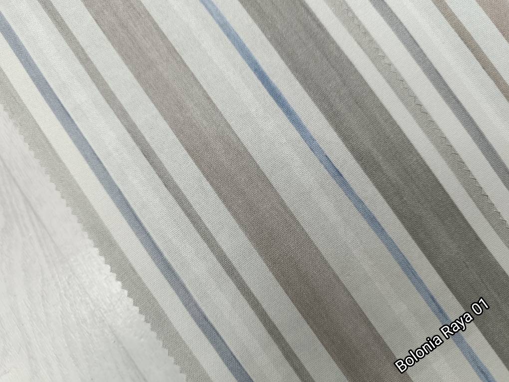 Bolonia Raya ткань Fabric club, Полоска от магазина Ткани Мира ✅