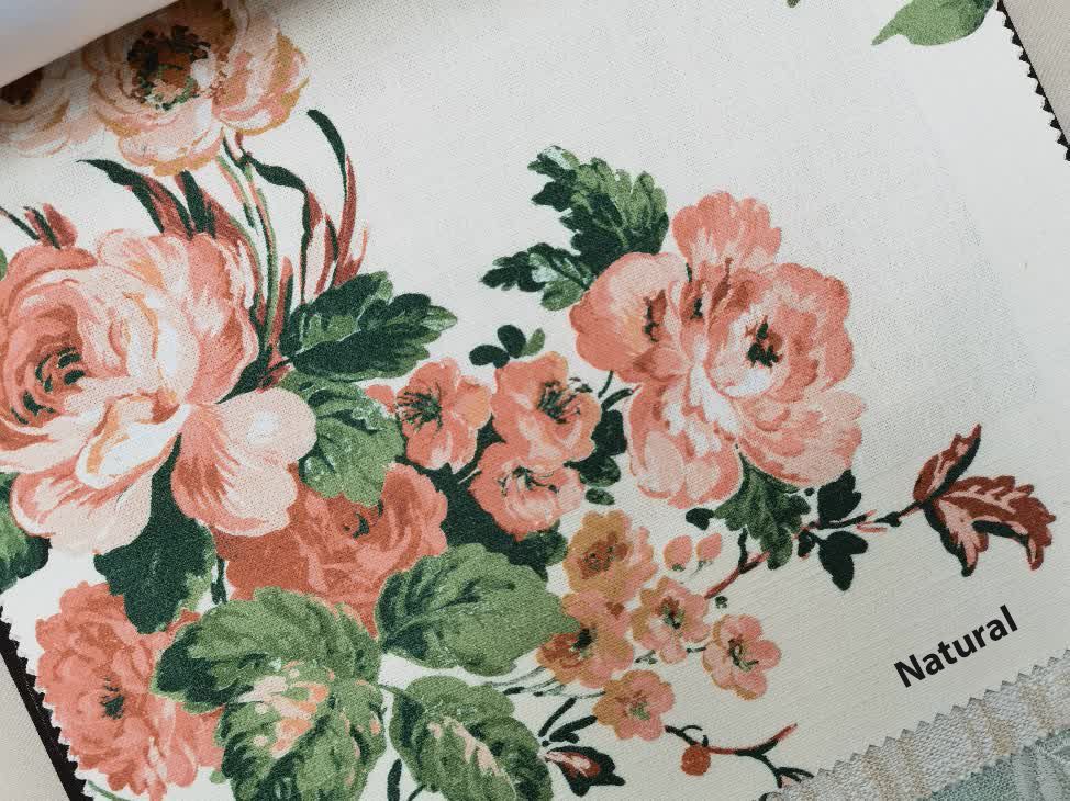 Rosemore ткань Laura Ashley, Цветы-Растения от магазина Ткани Мира ✅