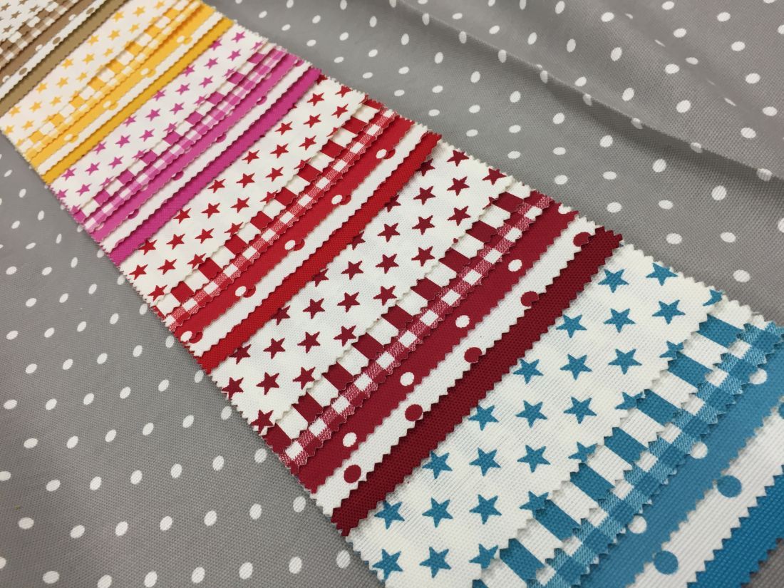 Ponarea ткань Via Roma, Горошек Полоска Клетка Предметы Однотонная от магазина Ткани Мира ✅