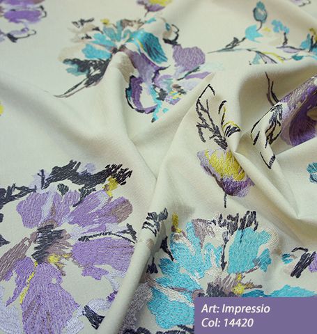 Impressio ткань Dana Panorama, Цветы-Растения от магазина Ткани Мира ✅