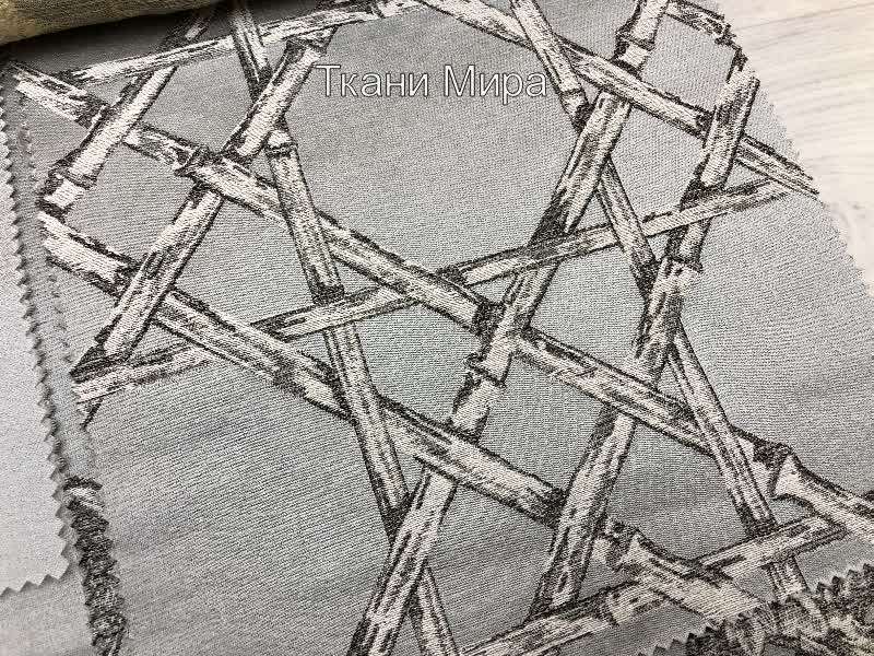 Murakami 03-09-15-21-27-33-39-45 ткань 5 Avenue, Геометрия Клетка от магазина Ткани Мира ✅