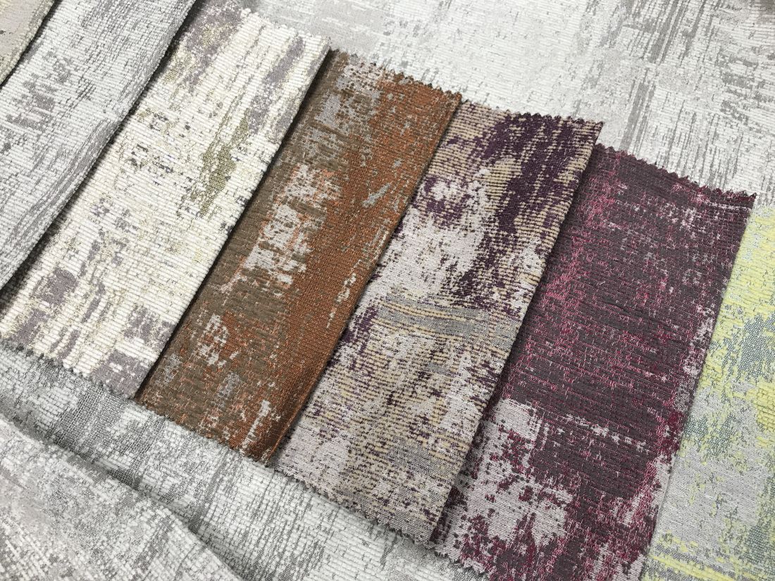 Nirvana NI-02 ткань Textile Express, Абстракция Муар от магазина Ткани Мира ✅