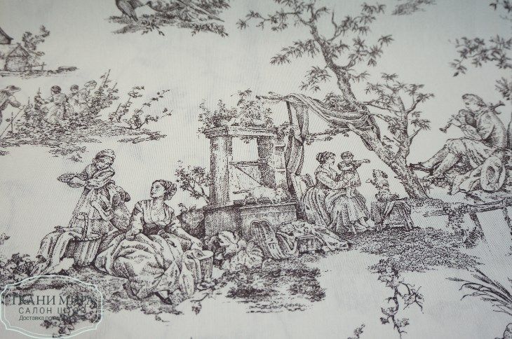 Ткань De Jouy 06, 16, 25, 40, Персонажи от магазина Ткани Мира ✅