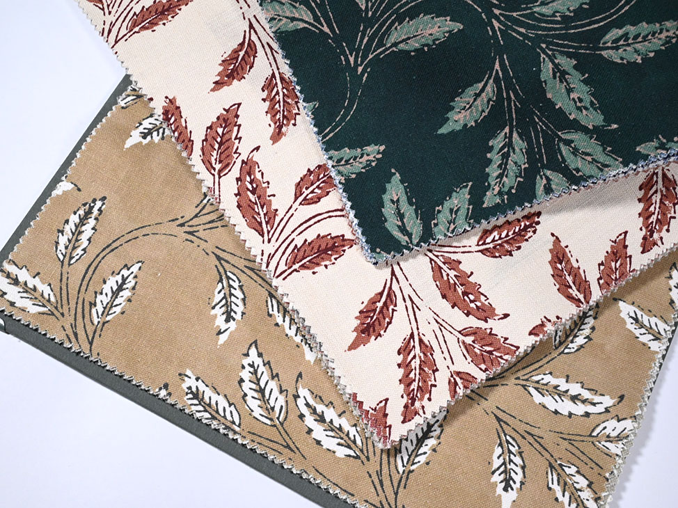 Dabu Leaf ткань Galleria Arben, Цветы-Растения от магазина Ткани Мира ✅