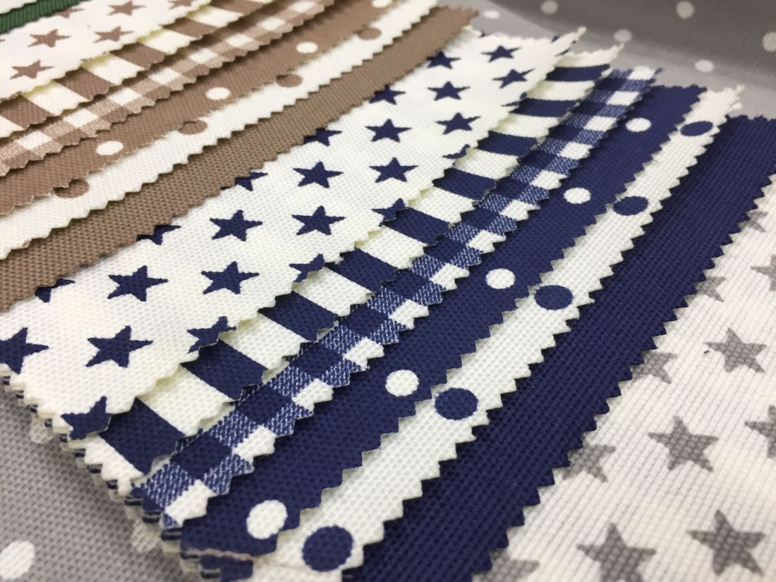 Ponarea ткань Via Roma, Горошек Полоска Клетка Предметы Однотонная от магазина Ткани Мира ✅