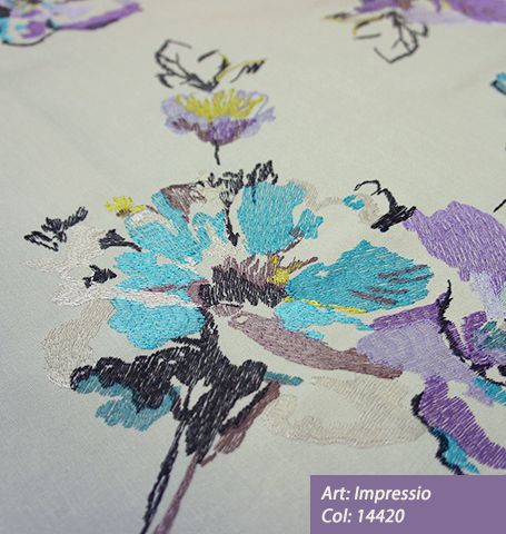 Impressio ткань Dana Panorama, Цветы-Растения от магазина Ткани Мира ✅