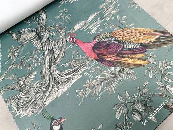 Glasir ткань Galleria Arben, Бархат Печать от магазина Ткани Мира