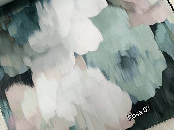 Rosa ткань Fabric club, Печать Бархат от магазина Ткани Мира