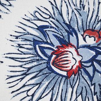Dahlia Trail Indigo Cochineal ткань Galleria Arben от магазина Ткани мира