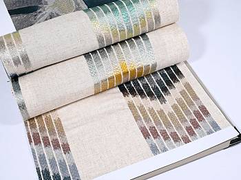 Kengo ткань Harlequin, Вышивка от магазина Ткани Мира