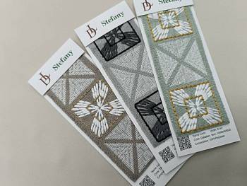 Lucy бордюр для штор Daylight, Вышивкa от магазина Ткани Мира