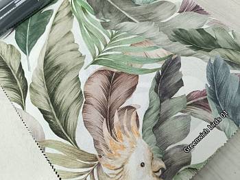 Greenwich Birds ткань Fabric club, Печать от магазина Ткани Мира