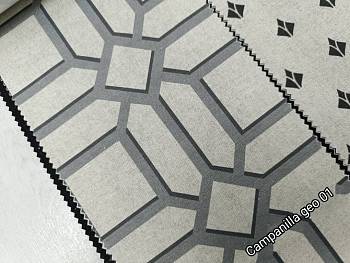 Campanilla Geo ткань Fabric club, Печать от магазина Ткани Мира