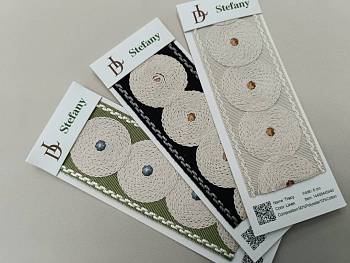 Tracy бордюр для штор Daylight, Вышивкa от магазина Ткани Мира