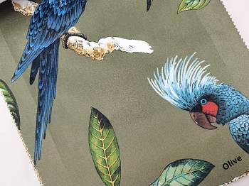 Cackatoo ткань Ashley Wilde designs, Принт Бархат от магазина Ткани Мира