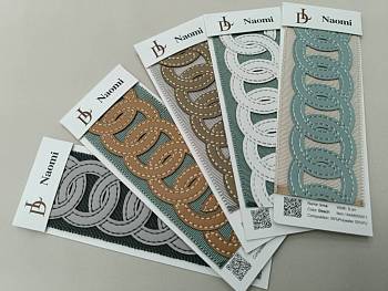 Irma бордюр для штор Daylight, Аппликация Вышивкa от магазина Ткани Мира