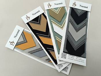 Naomi бордюр для штор Daylight, Аппликация Вышивкa от магазина Ткани Мира