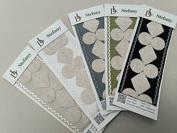 Silva бордюр для штор Daylight, Вышивкa от магазина Ткани Мира