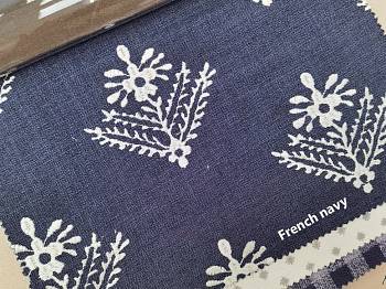 Lady Fern embrodery ткань Laura Ashley, Вышивка от магазина Ткани Мира
