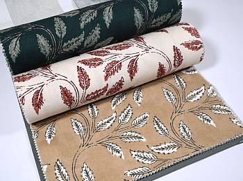 Dabu Leaf ткань Galleria Arben, Принт от магазина Ткани Мира