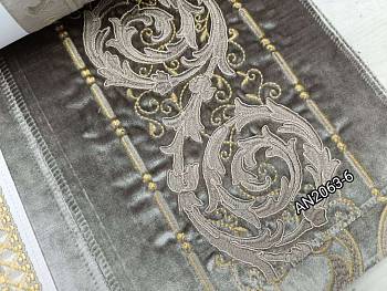 7001-36 бордюр для штор VHM, Вышивка Бархат от магазина Ткани Мира