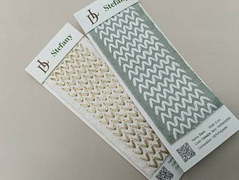 Demi бордюр для штор Daylight, Вышивкa от магазина Ткани Мира