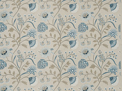 Voyager Siam Linen ткань James Hare, Цветы-Растения от магазина Ткани Мира ✅