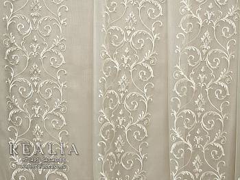 Santorini OLIMPIA ткань Realia, Органза Вышивка от магазина Ткани Мира