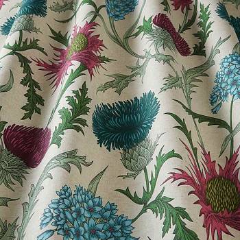 Botanist Acanthium Carmine ткань Iliv, Принт от магазина Ткани Мира