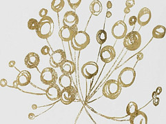Roma 2710/3301 Devore Milano Stardust ткань Decolux, Цветы-Растения от магазина Ткани Мира ✅