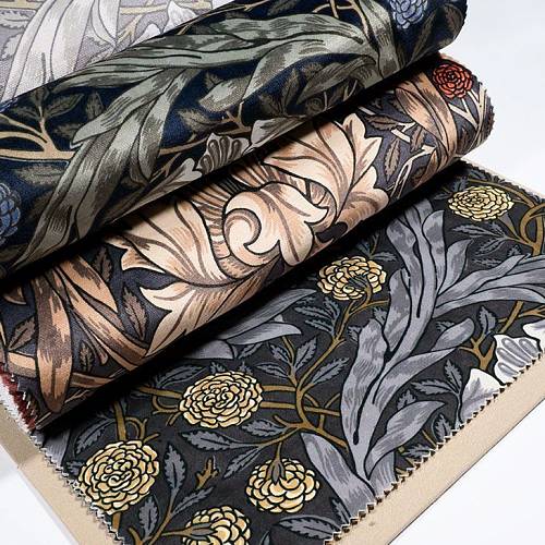 African Marigold Velvet ткань William Morris | Ткании Мира