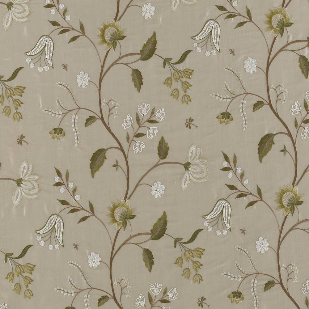 Bring The Garden In Silwood Silk ткань James Hare, Цветы-Растения от магазина Ткани Мира ✅