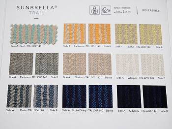 картинка Trail ткань Sunbrella магазин Ткани мира являющийся официальным дистрибьютором в России  Ткань для штор Trail ткань Sunbrella, Жаккард от Sunbrella ткани в магазине Ткани мира