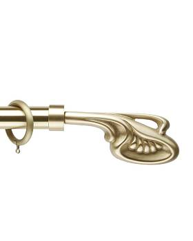 картинка Карниз Империум «Помпея» Золото матовое магазин Ткани мира являющийся официальным дистрибьютором в России  картинка Карниз Империум «Помпея» Золото матовое от магазина Ткани мира