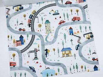 Leduo ткань Nevio, Принт от магазина Ткани Мира