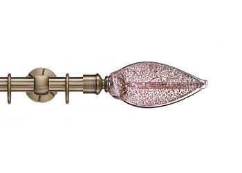 картинка Карниз Сиам "Лист" коричнево-золотой от магазина Ткани мира