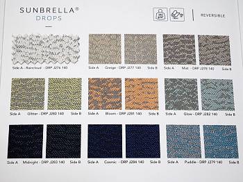 картинка Drops ткань Sunbrella магазин Ткани мира являющийся официальным дистрибьютором в России  Ткань для штор Drops ткань Sunbrella, Жаккард от Sunbrella ткани в магазине Ткани мира
