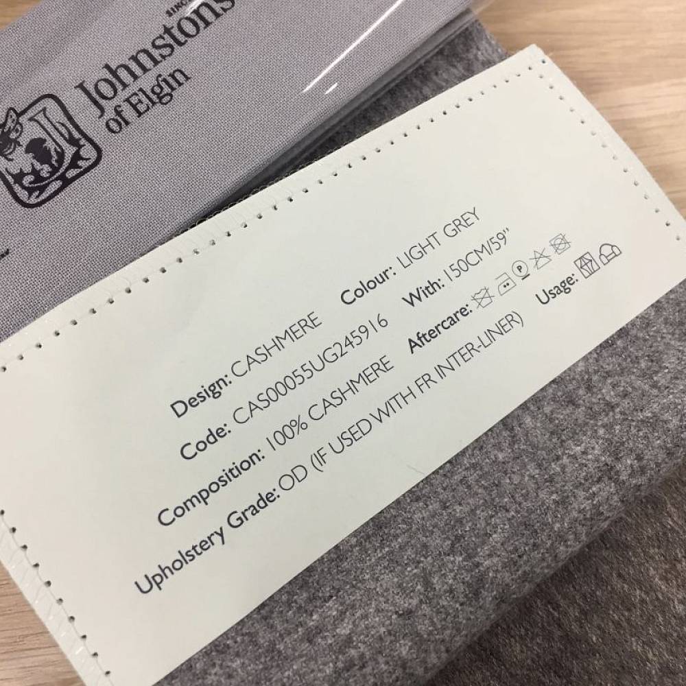 Cashmere ткань Johnstons of Elgin, Однотонная от магазина Ткани Мира ✅