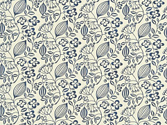 Melinki One Fabrics Sorbus ткань Scion, Цветы-Растения от магазина Ткани Мира ✅